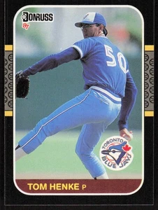 1987 Donruss #197 Tom Henke - FREE SHIPPING - Picture 1 of 2