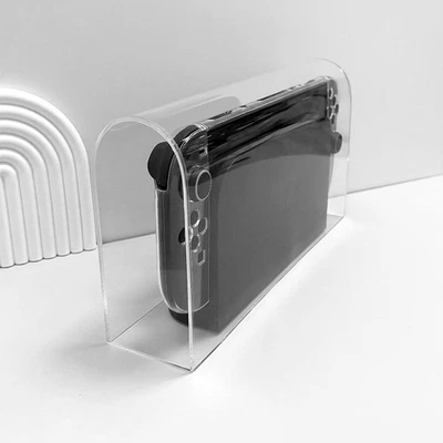 Custodia protettiva antipolvere in acrilico per dock di ricarica per console - Immagine 1 di 4