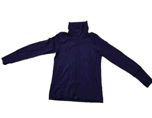Chaqueta para mujer Lululemon púrpura con cremalleras ropa deportiva bolsillos cuello alto  - Imagen 1 de 7