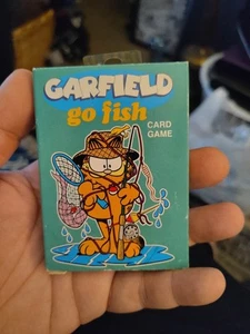 Gioco di Carte Vintage 1978 GARFIELD GO FISH Gatto Stati Uniti Playing Card Co. - Foto 1 di 3