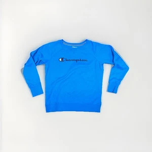 Champion Crewneck Sweatshirt Pullover Damen Gr. M Dunkelblau Spell out�� - Bild 1 von 11