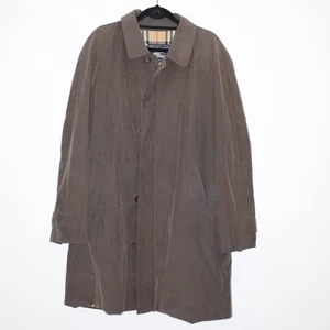 Gabardina vintage de hombre Burberry talla 5 Reino Unido para hombre XXL marrón cuello cuadros - Imagen 1 de 17