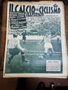 Il calcio e il ciclismo illustrato n. 3 1955 Italia Belgio  L2 ^ - Picture 1 of 1