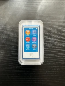 Apple iPod Nano 7th Generation Blue 16GB - Great Condition - Fast Dispatch - Picture 1 of 3