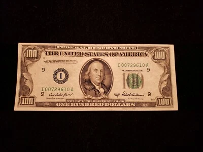 1950-B $100 FRN FEDERAL RESERVE NOTE - (I) MINNEAPOLIS, MN *NEARLY UNC* #CA146 - Image 1 of 4