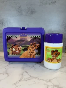 THE LION KING “SIMBAS PRIDE” Plastic Lunch Paul With Thermos - Picture 1 of 6