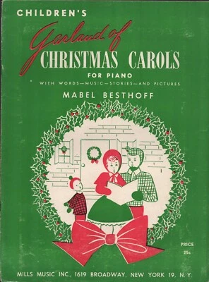 1945 GUIRNALDA INFANTIL DE VILLANCICOS DE NAVIDAD colección de 16 canciones piano fácil Foto 1 de 4