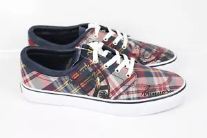 Polo Ralph Lauren Men's Faxon X Lace Up Plaid Sneaker Shoes Logo Graphic - Picture 1 of 6