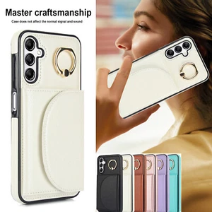 For Samsung A16 A35 A55 A15 A54 Leather Card Wallet Case Ring Stand Phone Cover - Picture 1 of 18