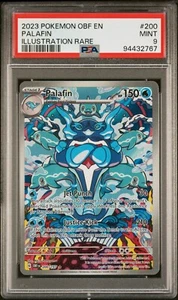 PSA 9 Palafin 200/197 Obsidian Flames Illustration Rare Full Art Pokemon 2023 - Bild 1 von 2