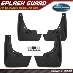 4x Front & Rear Mud Flaps Splash Guards Fender for Volkswagen Tiguan 2025 S SE - Picture 1 of 9