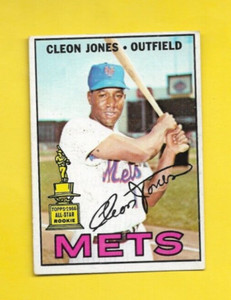 1967 Topps Cleon Jones #165 New York Mets EX/EX/MINT FREE SHIPPING