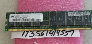 1GB DDR 266MHZ PC-2100 184-PIN ECC REGISTERED CL2 DIMM DUAL RANK MEMORY (FOR SER - Picture 1 of 1