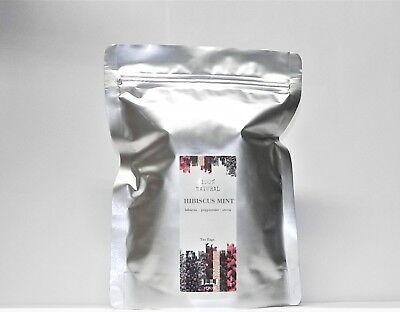 Hibiscus Mint- 25 to 250 Tea Bags - 100% Natu...