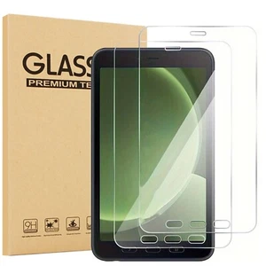 2-Pack Tempered Glass Screen Protector for Samsung Galaxy Tab Active5 8.0" Inch - Picture 1 of 5