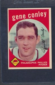 1959 Topps #492 Gene Conley Phillies EX *5757