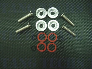 Kit de lavadora de cubierta de válvula plateada Werkz para Integra GSR V-Tec Civic 99-00 Si - Imagen 1 de 1