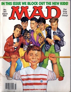 1991 (marzo) Mad Magazine #301, New Kids on the Block ~ Bueno - Imagen 1 de 8