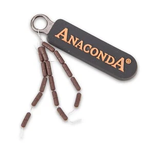 Karpfenangeln Rig Weights 2,1mm Brown 15pcs Vorfach-Gewichte Anaconda - Picture 1 of 1