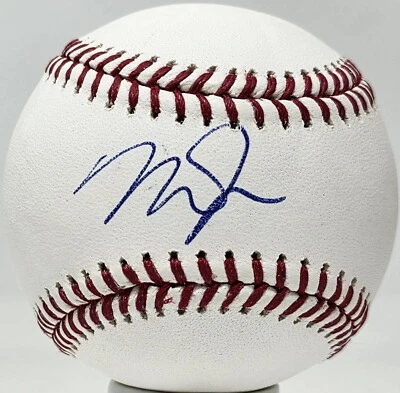 MIKE TROUT Signed Autographed OML Baseball Ball Los Angeles Angels PSA/DNA - Image 1 of 4