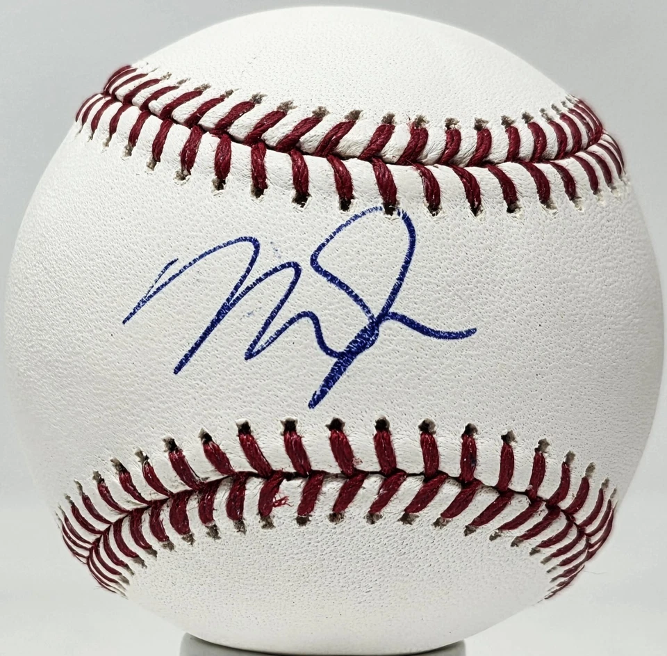 MIKE TROUT Signed Autographed OML Baseball Ball Los Angeles Angels PSA/DNA - Image 1 of 4