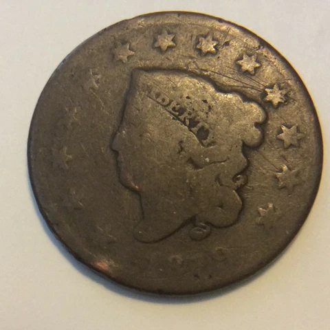 1819 LARGE CENT A-261 Cover