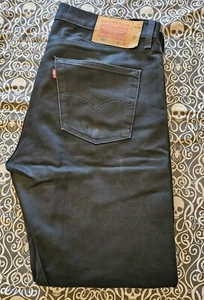 Levi’s 501 Original Fit Mens Jeans Nickle Black 00501 Size 36w X 32 L Button Fly - Picture 1 of 11