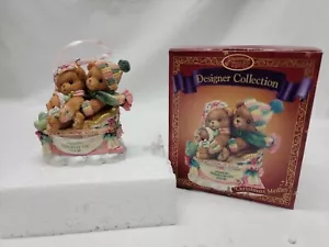 SAN FRANCISCO MUSIC BOX CO MUSICAL CHRISMTAS ORNAMENT Sentimental Rose Bear Sled - Picture 1 of 8