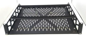 Middle Atlantic U2V U2, 2U Vented Steel Rack Shelf 15' For Blu-ray or DVD Unit - Picture 1 of 2