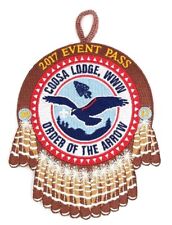 2017 Event Pass Coosa Lodge 50 Greater Alabama Council Patch Boy Scouts BSA OA