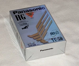 PANASONIC HG Compact Videocassette VHS-C High Grade TC-30 90-MIN SLP sealed NOS - Bild 1 von 4