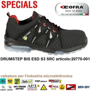 Chaussures de Sécurité COFRA Drumstep Bis ESD S3 Src Indust. Microélectronique +