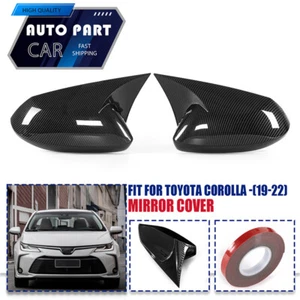 Carbon Fiber Side Rearview Mirror Cover Trim Cap For Toyota Corolla 2019-2022 - Bild 1 von 8
