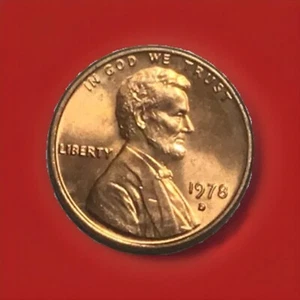 1978 D Lincoln Memorial Cent - Uncirculated - Free Shipping !!! - Picture 1 of 2