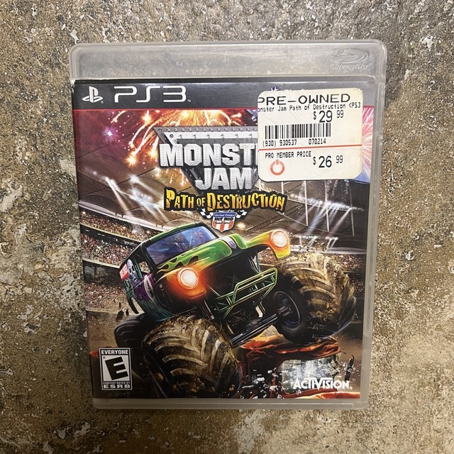 Jogo PS3 Monster Jam Path Of Destruction