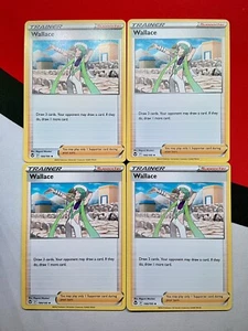 Wallace Trainer 166/195 Silver Tempest x4 Pokemon Playset 4x PACK FRESH - Picture 1 of 1