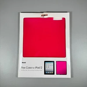 iWorld Flex Case designed for iPad 2: Hot Pink | Premium Silicone Protection - Picture 1 of 5