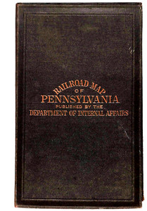 Railroad Map of Pennsylvania (1890, includes 2 maps )