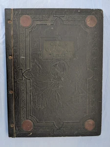 Antique 1920s CRAMS Commercial Atlas Elephant Folio World Maps Book - Picture 1 of 6