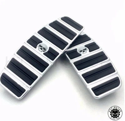 Skull Rider Footboard Insert Kit- Traditional D For 87-15 TOURING/ 86-15 SOFTAIL - Image 1 of 4
