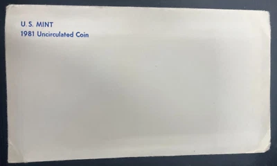 Juego de monedas 1981 sin circular como nuevo embalaje original del gobierno OGP Foto 1 de 2