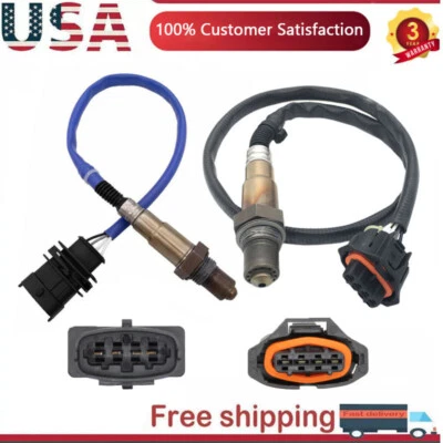 Sensor de oxígeno O2 aguas arriba+aguas abajo 2 piezas para Chevrolet Sonic 1,4 L L4 Turbo 2012-2020 Foto 1 de 4