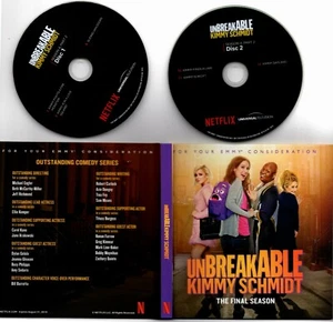 UNBREAKABLE KIMMY SCHMIDT "For Your EMMY Consideration" 2 DVDs 2019 Netflix - Picture 1 of 2
