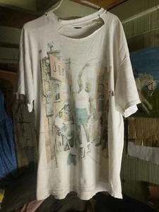 Thrashed Vintage Nike Michael Jordan Hoop Heroes T-Shirt XL 90s NBA Basketball - Picture 1 of 5