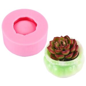 3D Silicone Mold for Epoxy Resin Succulent Flower Plant Concrete Clay Vase