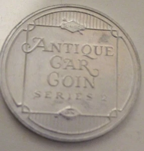 Moneda de 2 coches antiguos serie Sunoco Marmon Six 1913 tono plata - Imagen 1 de 2