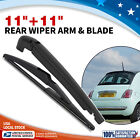 For 2012-2019 Fiat 500 Rear Windshield Wiper Arm&Blade Oem Set Of 11"+11"