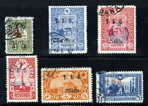 KILESIEN (FRANZÖSISCHE BESETZUNG) 1919 OSMANISCHES REICH Gruppe Aufdruck KILIZIE Sehr guter Erhaltungszustand - Bild 1 von 2
