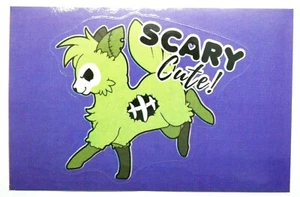Sabroso melocotón expendedor calcomanía lindos animales kawaii aterrador lindo zombi - Imagen 1 de 2