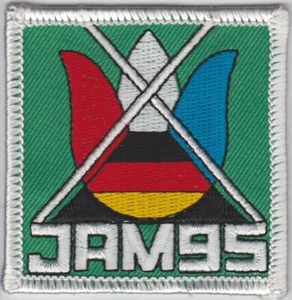 Parche contingente 18º Jamboree Mundial 1995 Países Bajos, Alemania - Imagen 1 de 2